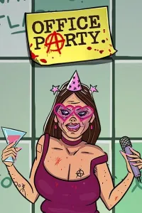 office party game logo